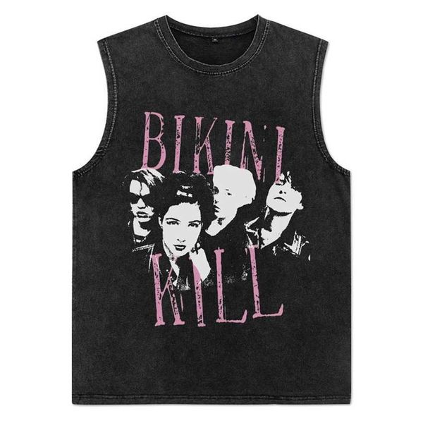 street hiphop washed old sleeveless t-shirt men's hip-hop ins trendy loose fitting sports vest, White;black
street hiphop washed old sleeveless t-shirt men's hip-hop ins trendy loose fitting sports vest, White;black