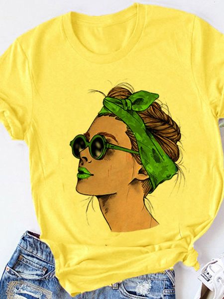 women's t-shirt yellow t-shirt women summer print lady casual t shirt harajuku streetwear short sleeve tshirt drop ship 230422, White
women's t-shirt yellow t-shirt women summer print lady casual t shirt harajuku streetwear short sleeve tshirt drop ship 230422, White