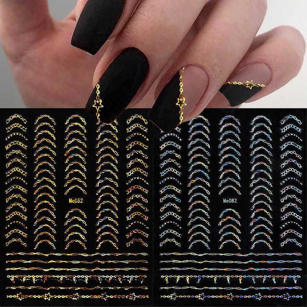 stickers decals french 3d nail decals stickers stripe gold line geometric waved star self adhesive slider papers nail art transfer stickers, Black
stickers decals french 3d nail decals stickers stripe gold line geometric waved star self adhesive slider papers nail art transfer stickers, Black