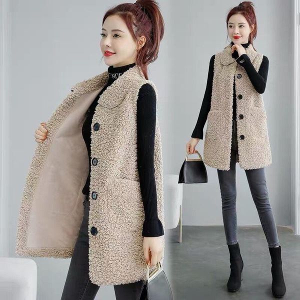 vests woman jacket vest ladies' vest autumn winter midlength vest coat chaleco mujer, Black;white
vests woman jacket vest ladies' vest autumn winter midlength vest coat chaleco mujer, Black;white
