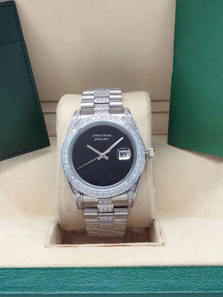 41mm fashion designer men's wristwatches automatic movement mens mechanical watches diamond bezel designer full stainless steel strap s, Slivery;golden
41mm fashion designer men's wristwatches automatic movement mens mechanical watches diamond bezel designer full stainless steel strap s, Slivery;golden