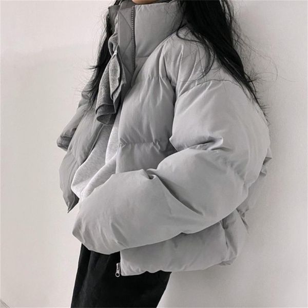 leather 2021 winter turtleneck thicken warm women down jacket full sleeve zippers loose casual cotton padded female parkas h1635, Black
leather 2021 winter turtleneck thicken warm women down jacket full sleeve zippers loose casual cotton padded female parkas h1635, Black
