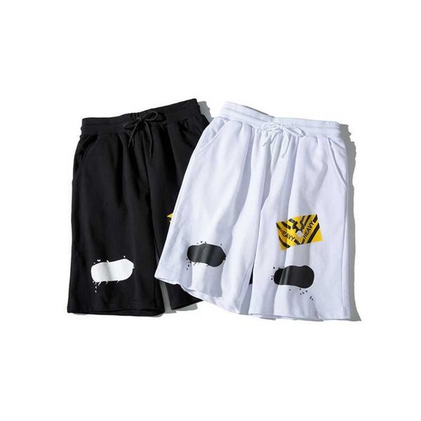26% off ow summer black speckled diagonal stripe men's and women's sports trendy capris shorts, White;black
26% off ow summer black speckled diagonal stripe men's and women's sports trendy capris shorts, White;black