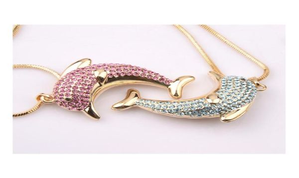 vintage colorful dolphin pendant necklaces 18k gold plated austrian rhinestones animal necklaces fashion jewelry 5 colors retail w4563033, Silver
vintage colorful dolphin pendant necklaces 18k gold plated austrian rhinestones animal necklaces fashion jewelry 5 colors retail w4563033, Silver