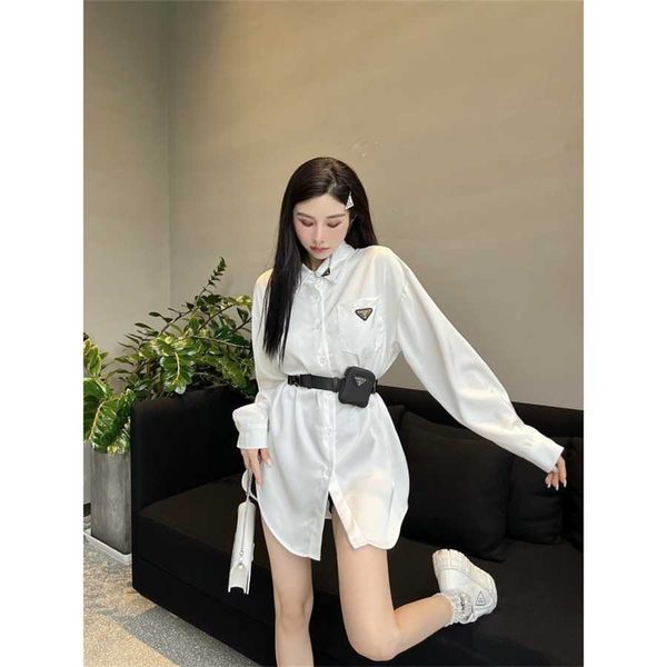 36% off family spring/summer new fashion classic triangle casual loose versatile thin shirt for women (with waistpack), White
36% off family spring/summer new fashion classic triangle casual loose versatile thin shirt for women (with waistpack), White