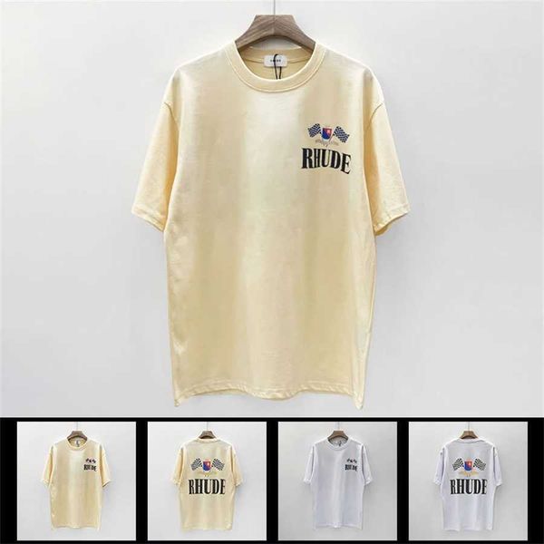 36% off fashion limited rhude casual street hip-hop summer new loose round neck short sleeve t-shirt, White;black
36% off fashion limited rhude casual street hip-hop summer new loose round neck short sleeve t-shirt, White;black