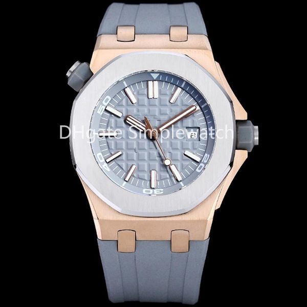 mens watches automatic mechanical watch 42mm business wristwatch rubber waterprof montre de luxe gift for men multicolor293t, Slivery;brown
mens watches automatic mechanical watch 42mm business wristwatch rubber waterprof montre de luxe gift for men multicolor293t, Slivery;brown