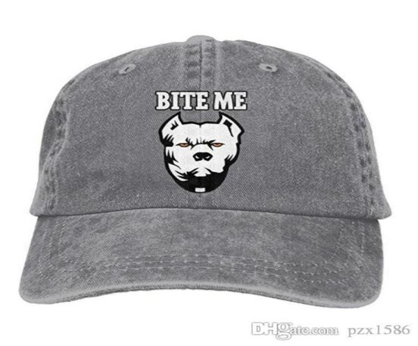 pzx baseball cap for men and women bite me pitbull mens cotton adjustable jeans cap hat optional4310192, Blue;gray
pzx baseball cap for men and women bite me pitbull mens cotton adjustable jeans cap hat optional4310192, Blue;gray