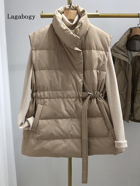 vests lagabogy 2022 new autumn winter women waistcoat 90% white duck down vests female loose warm stand collar sleeveless with belt, Black;white
vests lagabogy 2022 new autumn winter women waistcoat 90% white duck down vests female loose warm stand collar sleeveless with belt, Black;white