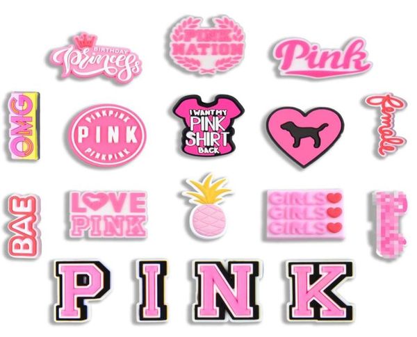shoe parts accessories pink croc charms girly charm for makeup pvc decorations fit clog pins bracelets wristband kids girls boys a4344765, White;pink
shoe parts accessories pink croc charms girly charm for makeup pvc decorations fit clog pins bracelets wristband kids girls boys a4344765, White;pink