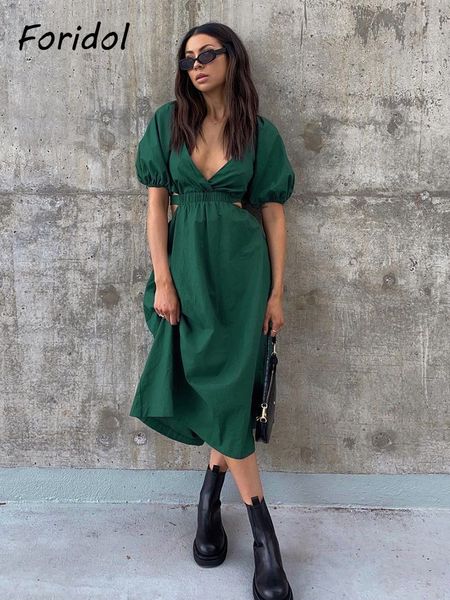 casual dresses foridol v neck waist cut out elastic cotton green dress lantern sleeve backless maxi summer dress elegant ladies long sundres, Black;gray
casual dresses foridol v neck waist cut out elastic cotton green dress lantern sleeve backless maxi summer dress elegant ladies long sundres, Black;gray
