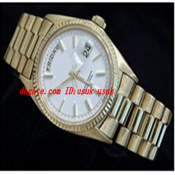luxury wristwatch brand new sell mens automatic mechanical watch 18kt yellow gold watch w white stick dial 1803 men's spo253f, Slivery;brown
luxury wristwatch brand new sell mens automatic mechanical watch 18kt yellow gold watch w white stick dial 1803 men's spo253f, Slivery;brown