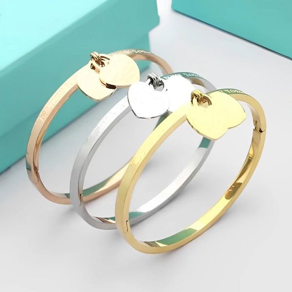 factory designer bangle classic luxury double t bangle bracelet new brand heart designer for women 316l gold plated charm jewelry, Black
factory designer bangle classic luxury double t bangle bracelet new brand heart designer for women 316l gold plated charm jewelry, Black