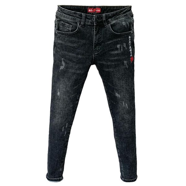 pants spring summer 2022 fashion denim jeans men's elastic brand embroidery slim feet trend spirit black cowboy black trousers
pants spring summer 2022 fashion denim jeans men's elastic brand embroidery slim feet trend spirit black cowboy black trousers