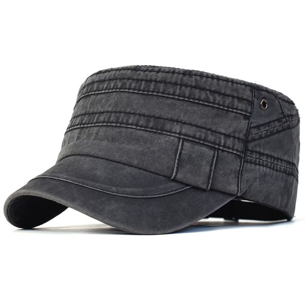 ball caps washed cotton military flat hat adjustable men women cadet army casual unique design vintage baseball outdoor 230421, Blue;gray
ball caps washed cotton military flat hat adjustable men women cadet army casual unique design vintage baseball outdoor 230421, Blue;gray