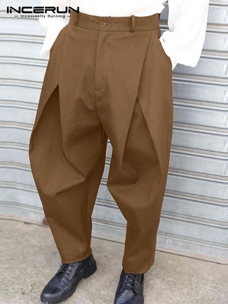 pants incerunpantalones de moda para hombre ropa de calle con botones de color solido bolsillos joggers pantalones largos informale, Black
pants incerunpantalones de moda para hombre ropa de calle con botones de color solido bolsillos joggers pantalones largos informale, Black