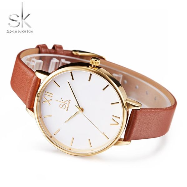 shengke brand women watches simple leather wristwatch lady gold luxury dial watches mixmatch relogio feminino brown leather 2017278s, Slivery;brown
shengke brand women watches simple leather wristwatch lady gold luxury dial watches mixmatch relogio feminino brown leather 2017278s, Slivery;brown