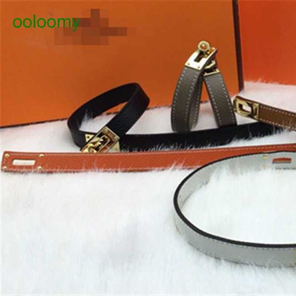 original hemrres designer gold bracelet for women classic fashion double layer genuine leather hletter bracelet same style plain cross patte, Black
original hemrres designer gold bracelet for women classic fashion double layer genuine leather hletter bracelet same style plain cross patte, Black
