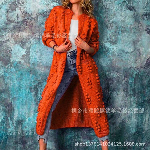 polos solid color sweater women's coat 2022 new loose knitted sweater autumn and winter drum wave women's clothing, White
polos solid color sweater women's coat 2022 new loose knitted sweater autumn and winter drum wave women's clothing, White