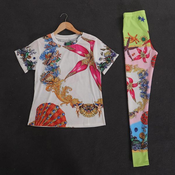 pants new women two piece sets short sleeve o neck printed long pants female fashion two piece pants set suit outfits, White
pants new women two piece sets short sleeve o neck printed long pants female fashion two piece pants set suit outfits, White