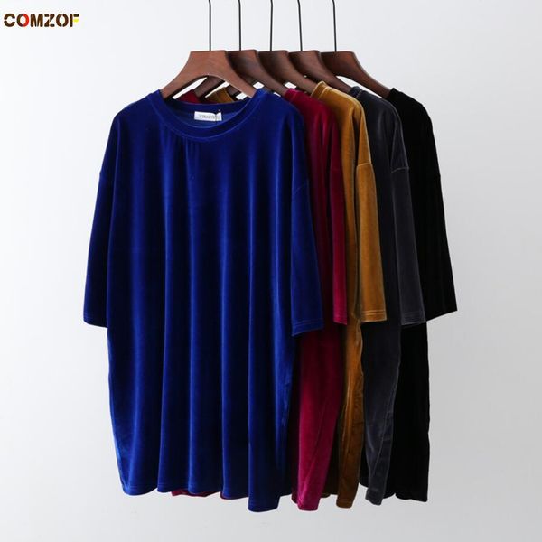 t-shirt oversize t shirt women velvet short sleeve tees loose vintage big size crewneck velour clothing roupas femininas, White
t-shirt oversize t shirt women velvet short sleeve tees loose vintage big size crewneck velour clothing roupas femininas, White