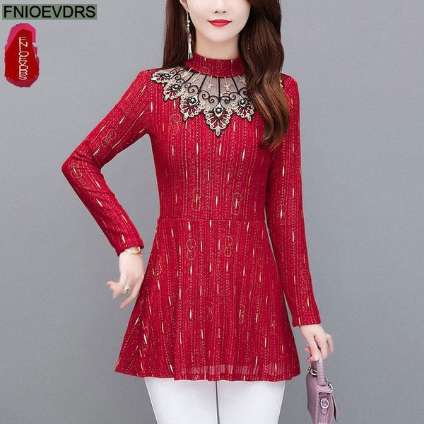 t-shirt l5xl 2021 fall winter women elegant office lady vintage loose peplum patchwork lace sheer long tunic basic shirts blouses, White
t-shirt l5xl 2021 fall winter women elegant office lady vintage loose peplum patchwork lace sheer long tunic basic shirts blouses, White