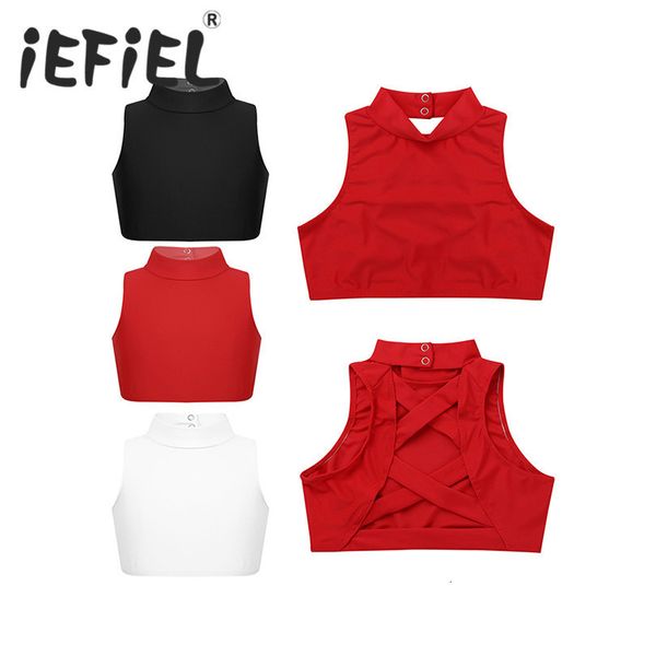 vest girls kids ballet sleeveless mock neck criss cross back tanks bra crop for ballet dance stage performance workout 230422, Blue
vest girls kids ballet sleeveless mock neck criss cross back tanks bra crop for ballet dance stage performance workout 230422, Blue