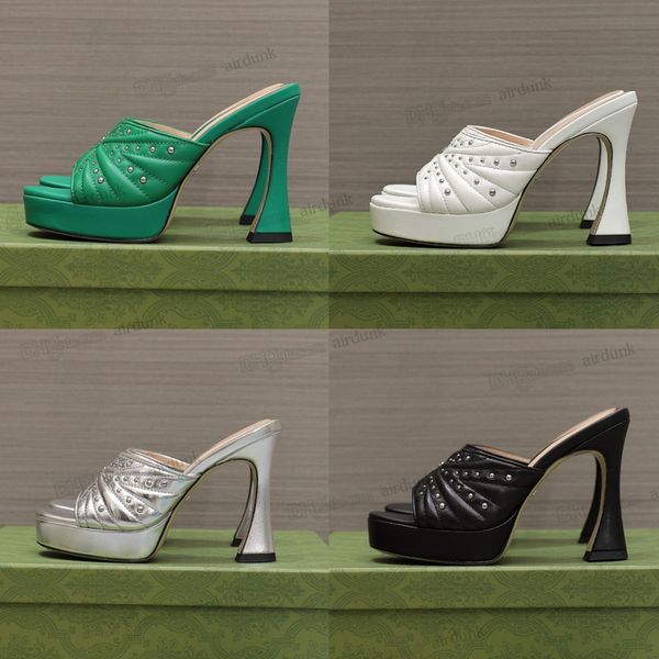 2023 women's heeled slide sandals women designer flip flops green leather high spool heels women slides platform thick heel sandal eleg, Black
2023 women's heeled slide sandals women designer flip flops green leather high spool heels women slides platform thick heel sandal eleg, Black