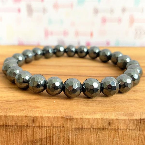 mg1210 trendy faceted hematite wrist mala bracelet psychic protection wrist mala beads bracelet self confidence jewelry250i, Black
mg1210 trendy faceted hematite wrist mala bracelet psychic protection wrist mala beads bracelet self confidence jewelry250i, Black