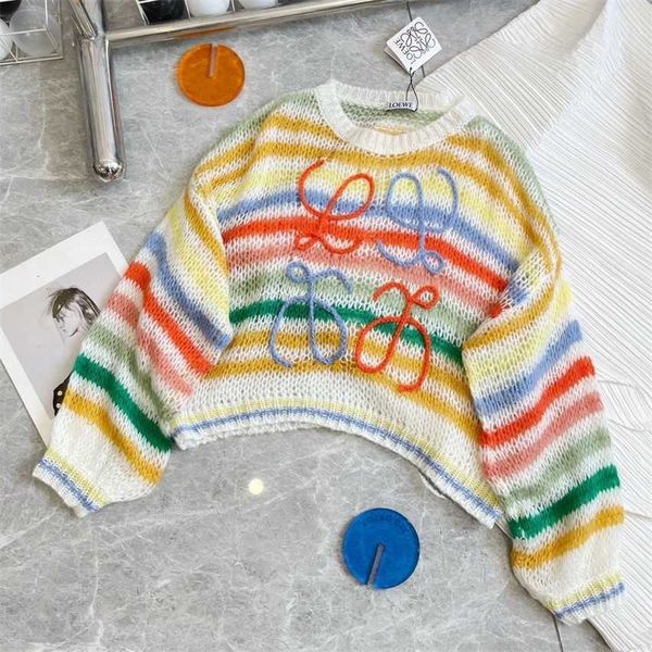 real sof luo new hyunya same three-dimensional mohair color striped sweater women's loose korean top, White;black
real sof luo new hyunya same three-dimensional mohair color striped sweater women's loose korean top, White;black