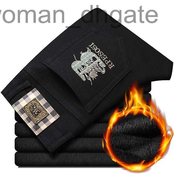 men's jeans designer autumn and winter plush and thick denim jeans for men, light luxury korean version, thick elastic small feet, blac, Blue
men's jeans designer autumn and winter plush and thick denim jeans for men, light luxury korean version, thick elastic small feet, blac, Blue