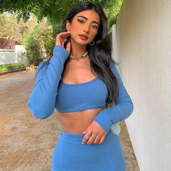 dress 2022 solid long sleeves navel party woman clothes low neck bodycon mini dress set 2022 summer women streetwear outfits, White
dress 2022 solid long sleeves navel party woman clothes low neck bodycon mini dress set 2022 summer women streetwear outfits, White