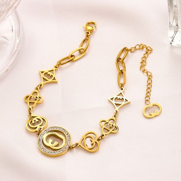 18k gold plated chain bracelet luxury designer jewelry bracelet 2023 new wedding party design letter bracelet for women fashion love gift je, Black
18k gold plated chain bracelet luxury designer jewelry bracelet 2023 new wedding party design letter bracelet for women fashion love gift je, Black