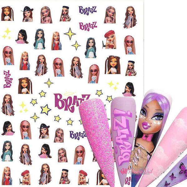 stickers decals 1 folha bratz boneca 3d adesivos de unhas auto adesivo transferncia sliders decalques manicure ponta envolve folha unhas dec, Black
stickers decals 1 folha bratz boneca 3d adesivos de unhas auto adesivo transferncia sliders decalques manicure ponta envolve folha unhas dec, Black