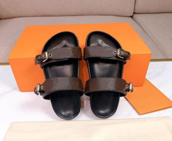 2021 sandals women slipper men slides waterfront brown leather sandal womens high heels mens shoes 3646 with orange box and dust 2150450, Black
2021 sandals women slipper men slides waterfront brown leather sandal womens high heels mens shoes 3646 with orange box and dust 2150450, Black