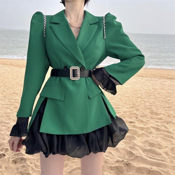 dress fashion ladies temperament fall twopiece sets women's french flare sleeve notched elastic waist ball gown mini skirt suit, White
dress fashion ladies temperament fall twopiece sets women's french flare sleeve notched elastic waist ball gown mini skirt suit, White
