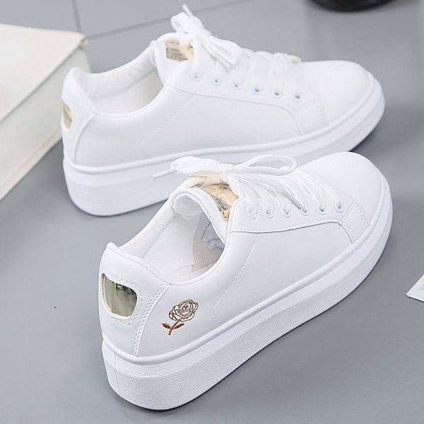 dress shoe casual shoes spring autumn sneakers fashion white breathable embroidered flower laceup tennis shoes 230421, Black
dress shoe casual shoes spring autumn sneakers fashion white breathable embroidered flower laceup tennis shoes 230421, Black