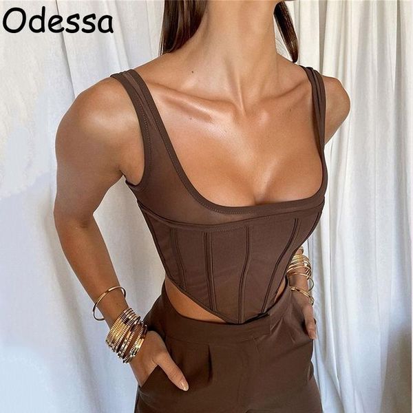 tanks odessa black corset double mesh see through sleeveless bare back skinny strap tube cropped fashion clothe women corsets, Black;white
tanks odessa black corset double mesh see through sleeveless bare back skinny strap tube cropped fashion clothe women corsets, Black;white