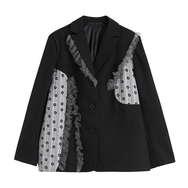pants big women size ruffles pattern blazer new notched collar long sleeve loose fit jacket fashion autumn winter feamle, White
pants big women size ruffles pattern blazer new notched collar long sleeve loose fit jacket fashion autumn winter feamle, White