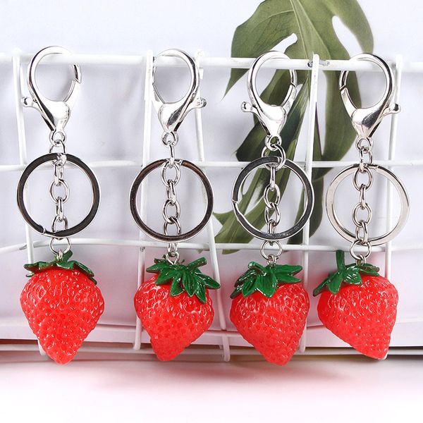 creative simulation strawberry keychains men's women's fashion fruit car bag pvc keychain jewelry gift in bulk, Silver
creative simulation strawberry keychains men's women's fashion fruit car bag pvc keychain jewelry gift in bulk, Silver