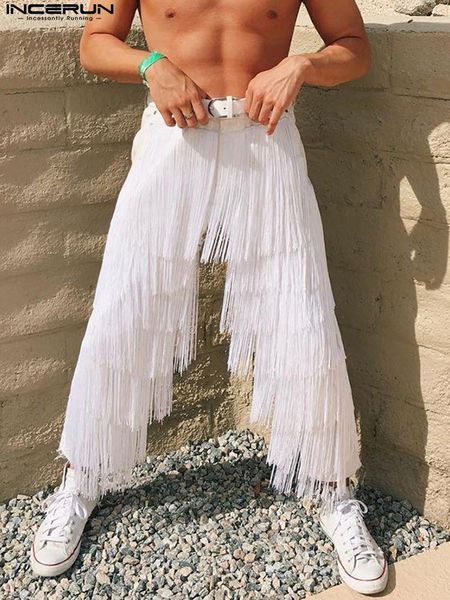 pants incerun fashion men casual pants button tassel personality straight trousers men 2022 joggers streetwear loose pantalon s5xl, Black
pants incerun fashion men casual pants button tassel personality straight trousers men 2022 joggers streetwear loose pantalon s5xl, Black