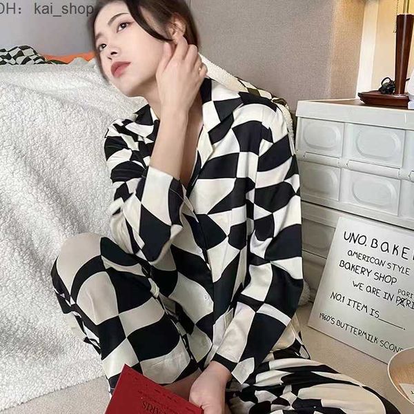 women's sleep & lounge 2023 spring autumn ice silk pajamas summer can wear couples satin homewear set 11
women's sleep & lounge 2023 spring autumn ice silk pajamas summer can wear couples satin homewear set 11