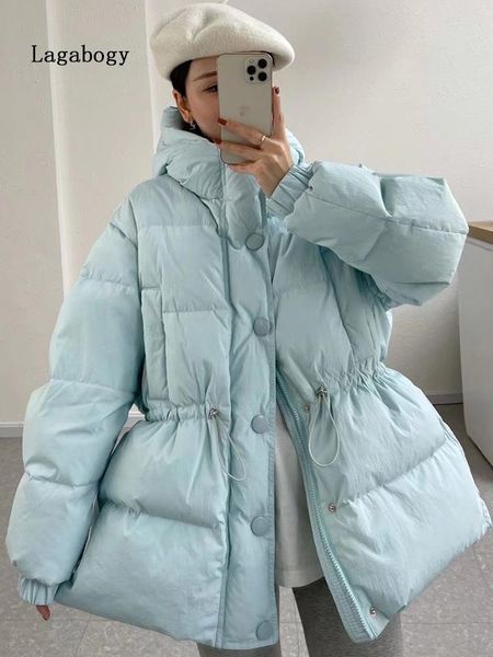 fur lagabogy 2023 winter women hooded parka thick warm 90% white duck down coat bread puffer jacket female candy colors snow outwear, Black
fur lagabogy 2023 winter women hooded parka thick warm 90% white duck down coat bread puffer jacket female candy colors snow outwear, Black