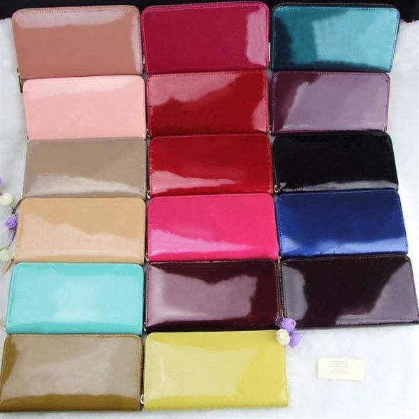 whole patent leather shinny long wallet multicolor fashion original box coin purse women classic zipper pocket lu2912, Red;black
whole patent leather shinny long wallet multicolor fashion original box coin purse women classic zipper pocket lu2912, Red;black