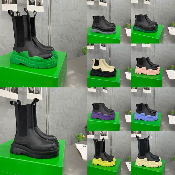 size 35-44 men designer boots tire leather women half ankle boots mens fashion wave blue clear colored rubber outsole elastic webbing outdoo, Black
size 35-44 men designer boots tire leather women half ankle boots mens fashion wave blue clear colored rubber outsole elastic webbing outdoo, Black