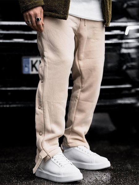pants new fashion sweatpants men streetwear solid buttondown straight trousers mens fall casual drawstring tieup waisted pants male, Black
pants new fashion sweatpants men streetwear solid buttondown straight trousers mens fall casual drawstring tieup waisted pants male, Black