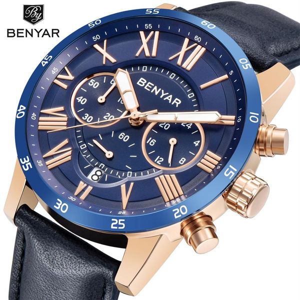 2018 benyar watches men luxury brand quartz watch fashion chronograph sport reloj hombre clock male hour relogio masculino295h, Slivery;brown
2018 benyar watches men luxury brand quartz watch fashion chronograph sport reloj hombre clock male hour relogio masculino295h, Slivery;brown