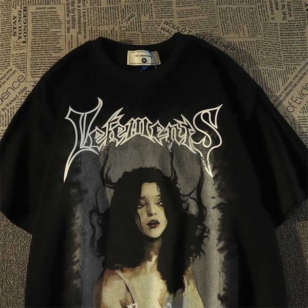 men's t-shirts european american hip hop street girls printed cotton sleeved t shirt men and women summer american loose couple tshirt, White;black
men's t-shirts european american hip hop street girls printed cotton sleeved t shirt men and women summer american loose couple tshirt, White;black