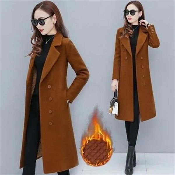 fur jade white female woolen coat 2022 women's allmatch medium and long woolen coat small spring and autumn woolen coat stitching w, Black
fur jade white female woolen coat 2022 women's allmatch medium and long woolen coat small spring and autumn woolen coat stitching w, Black