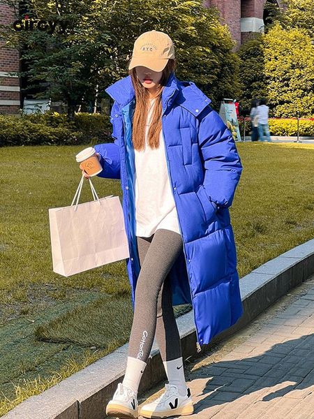 leather jacket women winter blue korean fashion coat hooded xlong parkas solid thicken warm female wear padded loose new clothes, Black
leather jacket women winter blue korean fashion coat hooded xlong parkas solid thicken warm female wear padded loose new clothes, Black